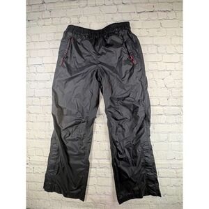 Hi-Tec Windbreaker Pants Women Medium Black Good Ripstop Hiking Trousers